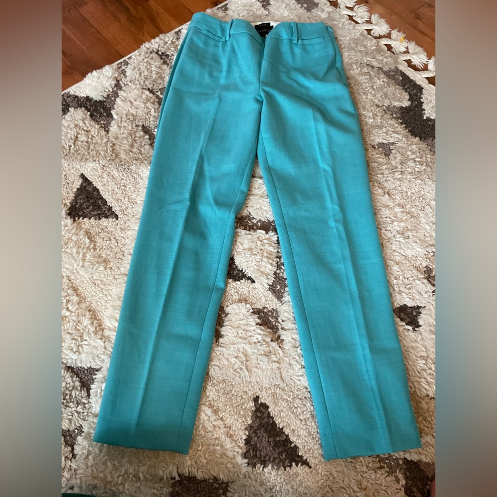 Talbots Chatham Ankle Pants Turquoise Size 2